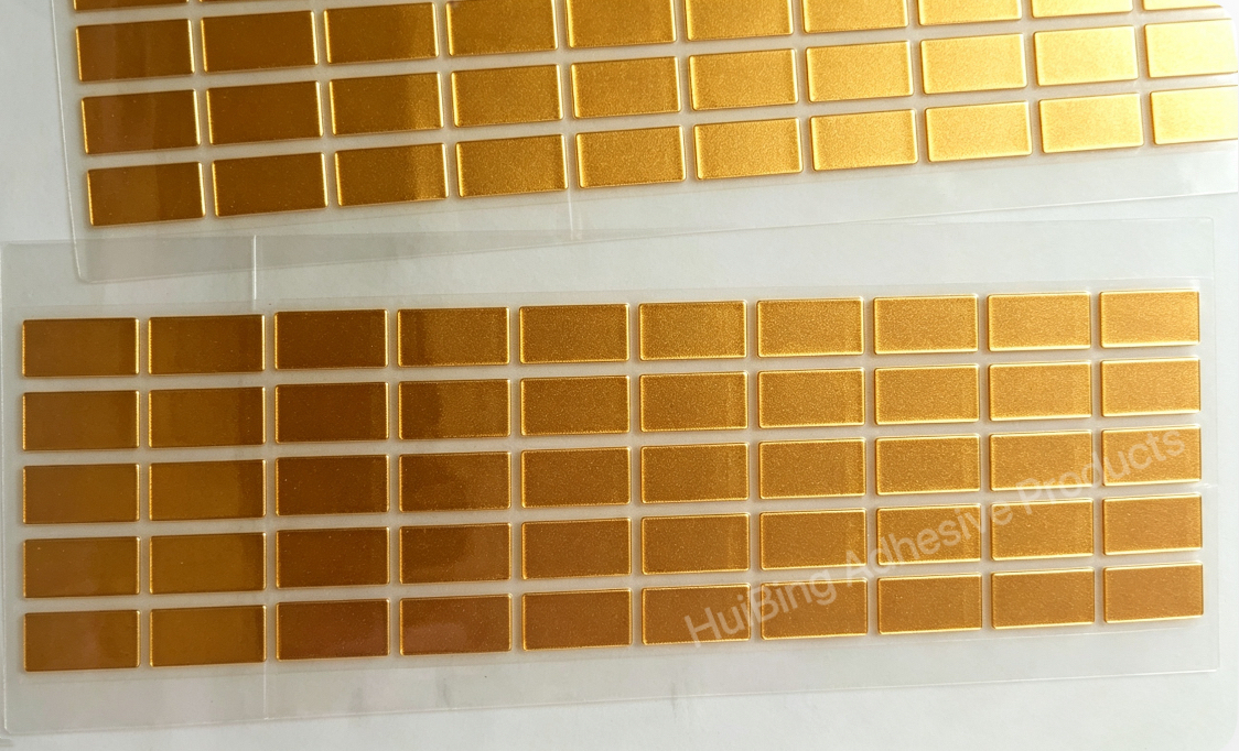 0.08mm Thickness Single Sided Polyimide Die Cut Adhesive Tape with High Temperature Resistance