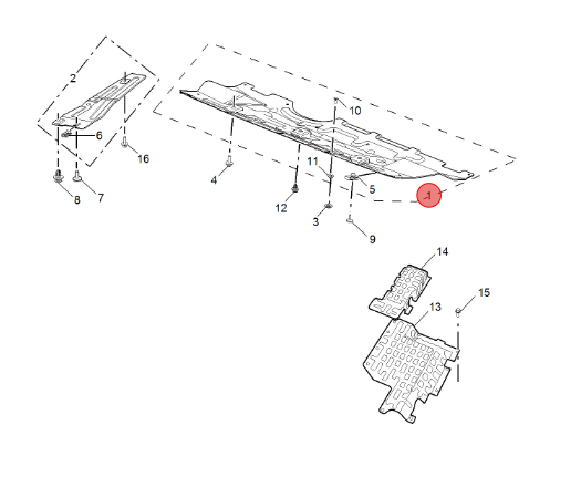 2020- Placa de protección inferior del motor para Roewe ERX5 RX5 y MG GS OEM NO 10778165/10416068