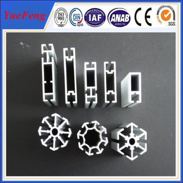 Powder coating(painting) white Aluminum Profile for Exhibition Pillar