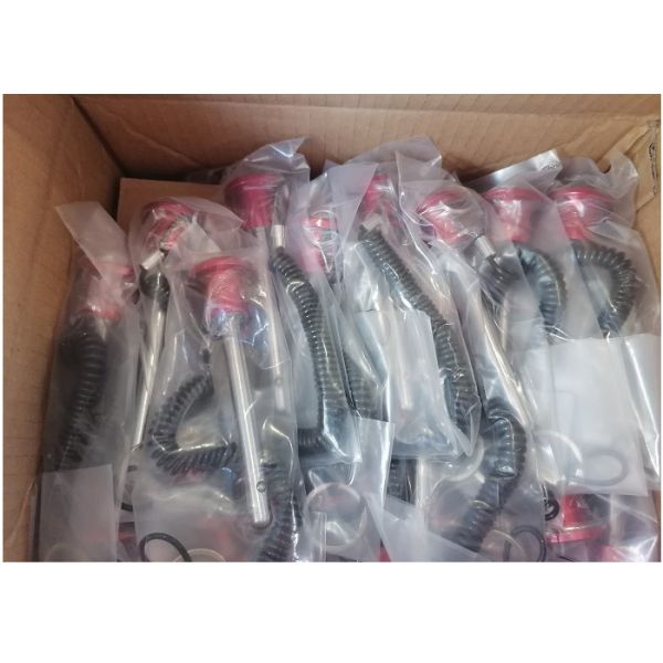 Plastic Caps Gym Equipment Parts Weight Selector Pin With Elastic Spring Rope