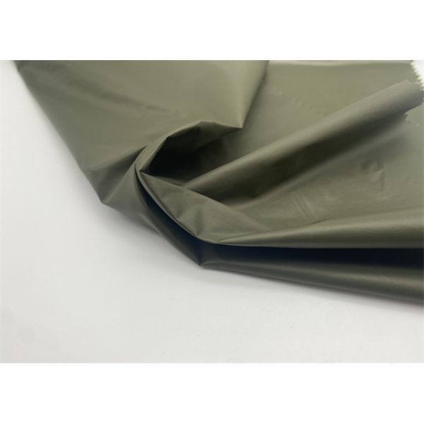 Full Dull 20D 100% Recycled PET Fabric Nylon Downproof Lightweight Waterproof Fabric