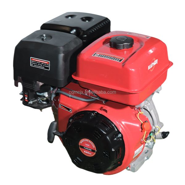32 9kw/12hp 460cc Gasoline Engine 4 Stroke Petrol Engine Single Cylinder Recoil Start for Farm Machinery