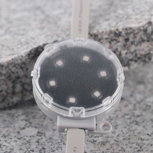 50mm Transparent Permanent High Brightness LED Point Light RGB Changeable IP67 Waterproof Outdoor Decoration