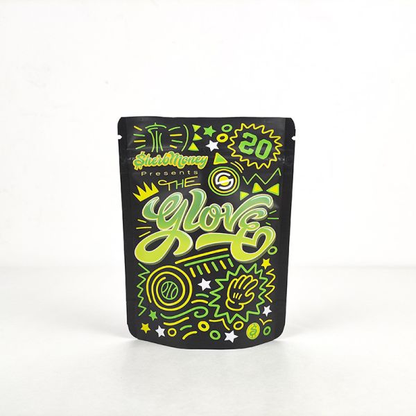 Custom Printed 3.5g ziplockk Mylar Bags Aluminum Foil Stand Up For weed