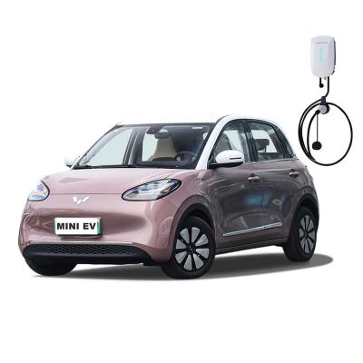 Wuling Bingo 50kw poderoso mini carro 200km 4 lugares carro compacto rosa