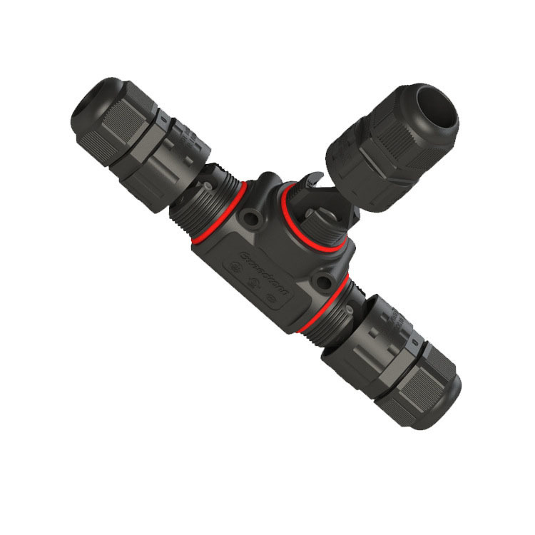 3 Way Electrical IP68 Waterproof Circular Connectors 3 Pin Fast Connect 250V 24A