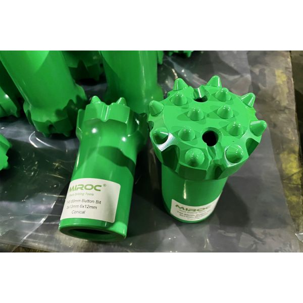 89мм Т45 Горный карьер Верхний молоток Сверляльные инструменты Нить кнопка