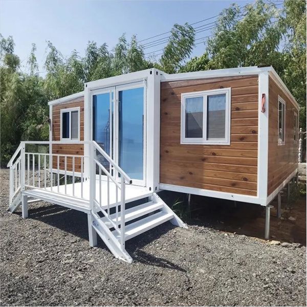 40ft Luxury Expandable Shipping Container House Steel Construction ISO9001 ISO45001 CE