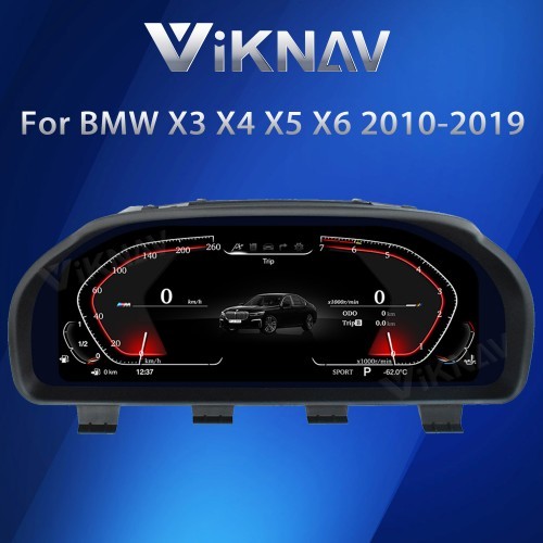 VIKNAV 12.3 ¢ Цифровой приборный кластер для BMW X3/X4/X5/X6 2010-2019