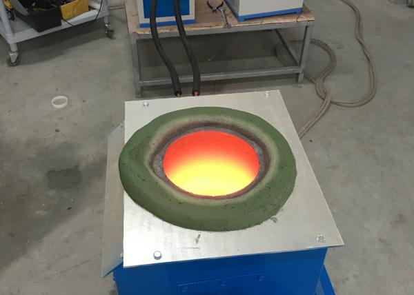 40mins 100kg Copper Smelting Machine IGBT Motor Tilting Melting Furnace