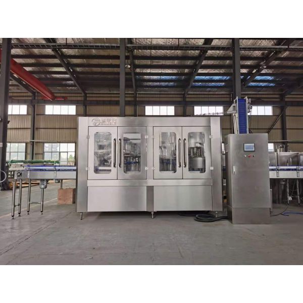 Машина завалки бутылки соды воды круга PLC Schneider пластиковая автоматическая