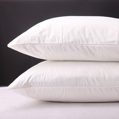 Breathable White Rectangle Stuffed Microfiber Sleeping Pillow Machine Washable