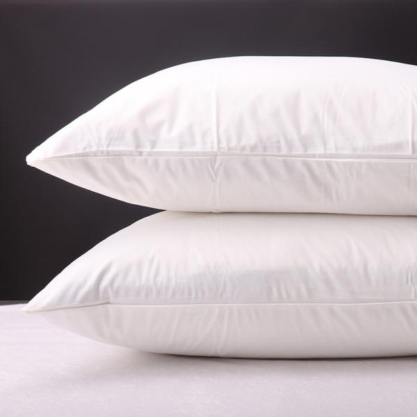 Breathable White Rectangle Stuffed Microfiber Sleeping Pillow Machine Washable