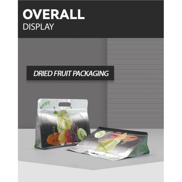 Ламинированный плоский дно мешок сушеные грибные роллы пленки пищевая упаковка мешок сушеные грибы упаковка мешок