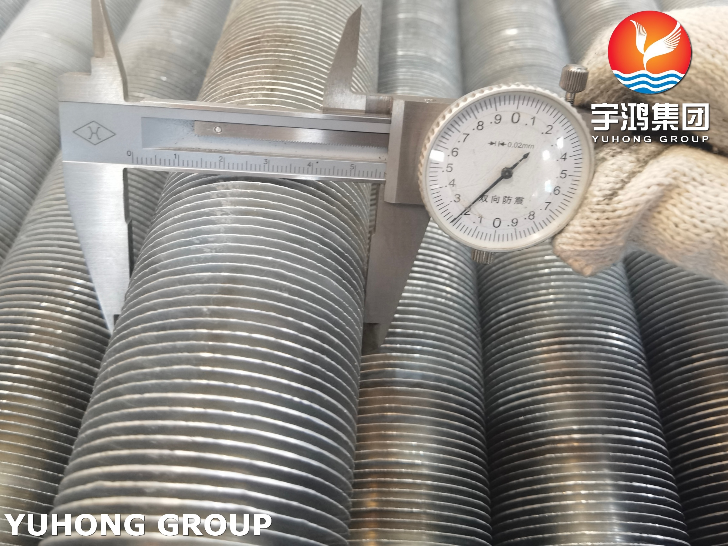ASME SB163 N08825 Extruded Fin Tube Aluminum Fin for Chemical Petrochemical Industry