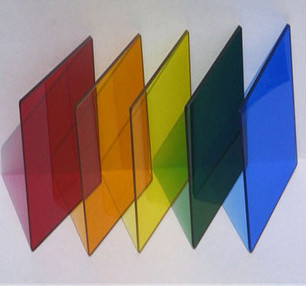 Flat Processing Tinted Glass with Colored in Dark Green/Dark Grey/Ford Blue/Bronze etc.