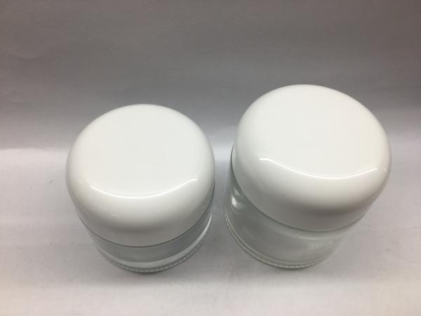 Glass Cream Skincare 50g 70g Cosmetic Jar Packaging OEM Round Top Cap High-end OEM glass product
