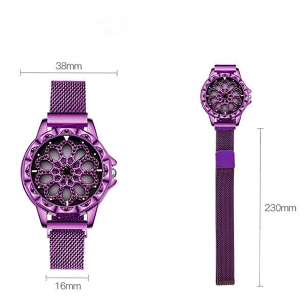 Вращая дозор кварца кожаного ремня шкалы персонализировал Multicolor