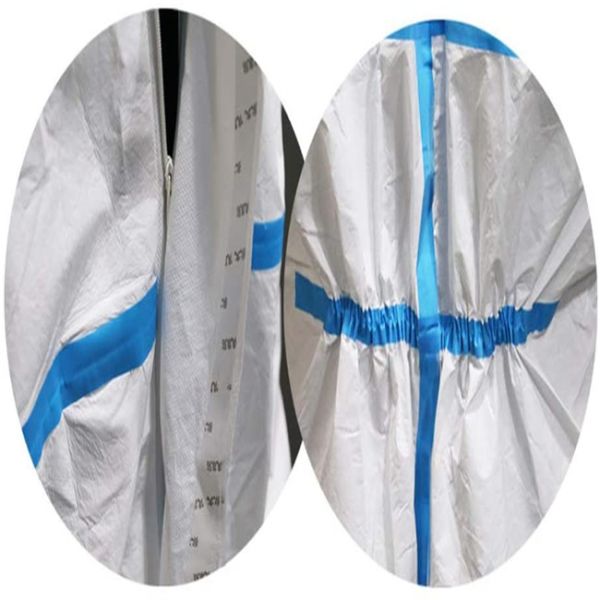 Antibacterial Non Woven Disposable Medical Coveralls S - XXXL Full Sizes