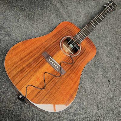 Custom Martin Style Dreadnought D-18AA All Solid KOA Wood Acoustic Guitar, Accept Guitar OEM