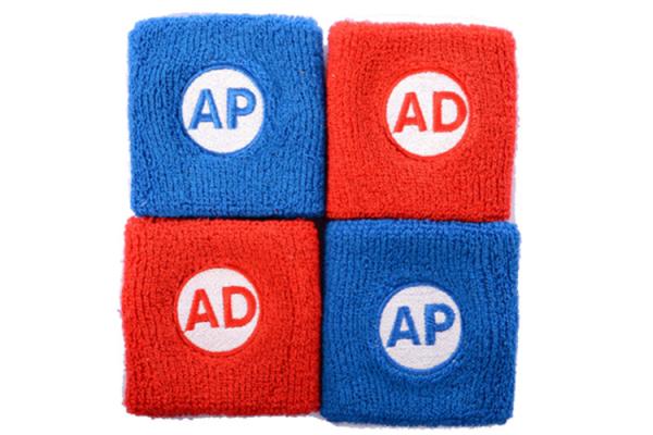 Eco Friendly Pink Terry Cloth Wristbands , Running Wrist Sweatbands Quick Delivery