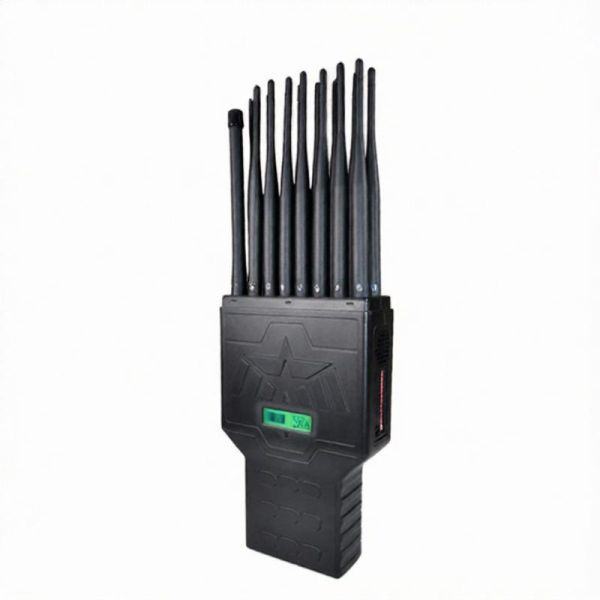 3G UMTS Polyester Pu Handheld Signal Jammer 4G 5G GPS WIFI 12W