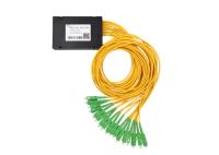 Inserção G657A1 Loss13.7dB ótica do divisor 3,0 da CAIXA do ABS do divisor SC/APC 1×16 da fibra do PLC
