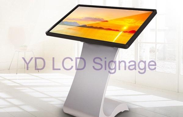 OEM Floor Standing LCD Touch Screen Kiosk Android X86 Operating System For Mall