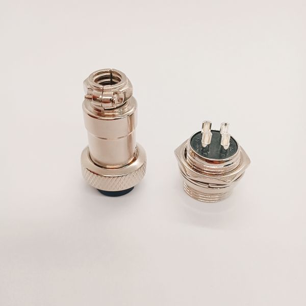 IP 65 Aviation Plug Connector RS765-M12 GX12-4 Pin Connector