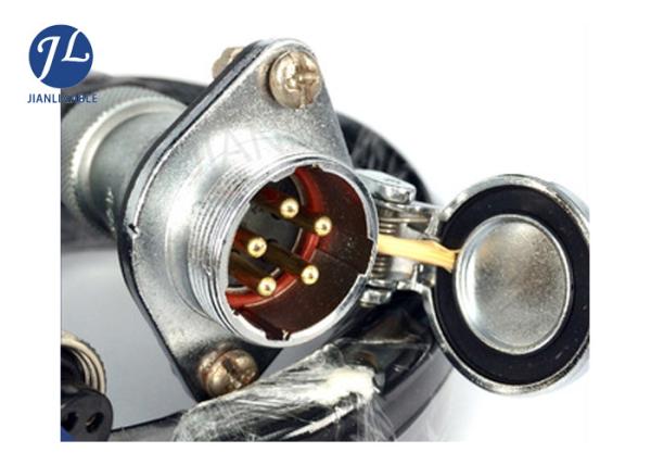 Side View Camera Vision Systems Cable with 7 Pin Metal Lockable Connector 1 Camera