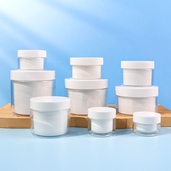 High Clarity BPA Free Recyclable PET Plastic Jar for Cosmetic Cream and Wide-Mouthed Packaging
