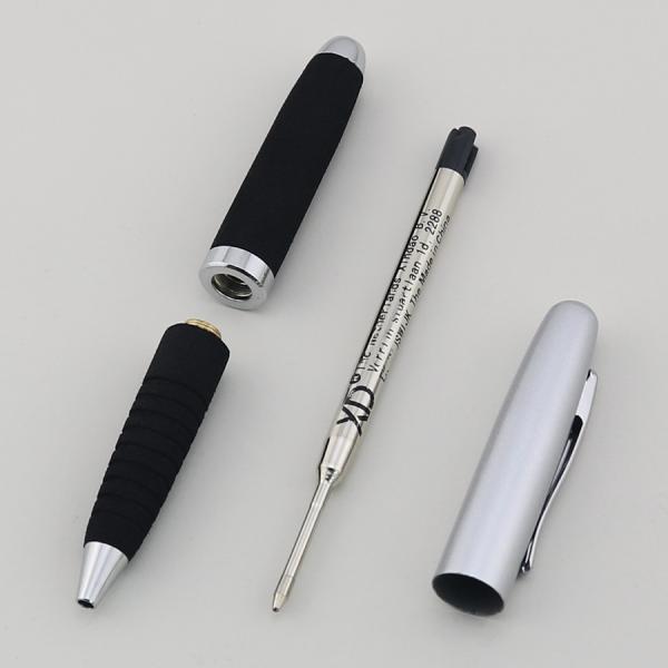 Luxury 1.0mm Metal Ballpoint Pen Thick Barrel Ball Pen Comfortable EVA Grip