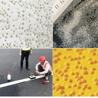 1.5g/Cm3 Reflective Road Paint Beads 46HRC Glass Bead Pavement Marking