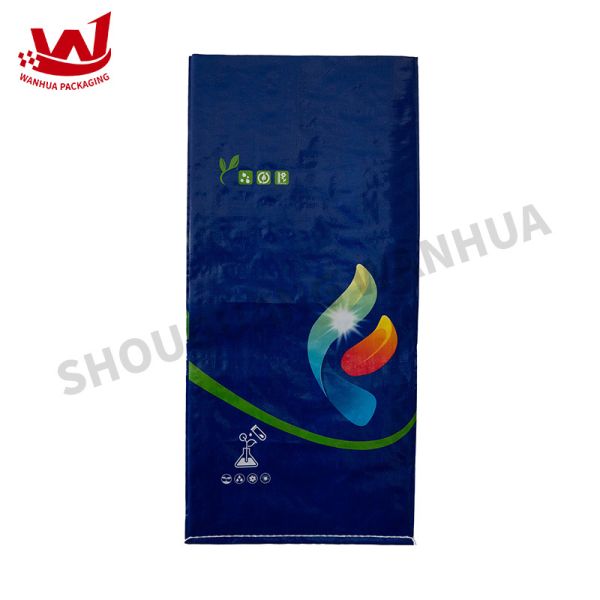 BOPP Film Coated Color Printed Pp Woven Fertilizer Bag / Woven Sack Bag