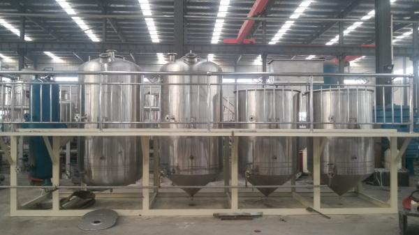 First-level Refining Carbon steel 4TPD oil refinery machinery equipment