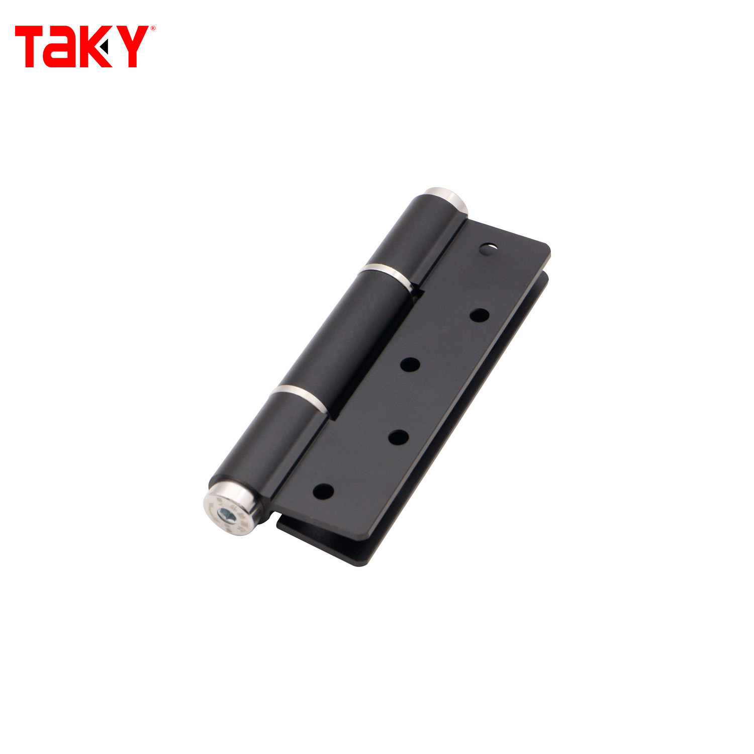 Heavy Duty Hydraulic Soft Close Door Hinge Aluminum Alloy Matte Black Silent Door Hinge