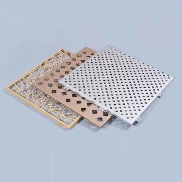 Roll Coated Carved Aluminum Curtain Wall Hollowed Out Fluorocarbon Aluminum Veneer