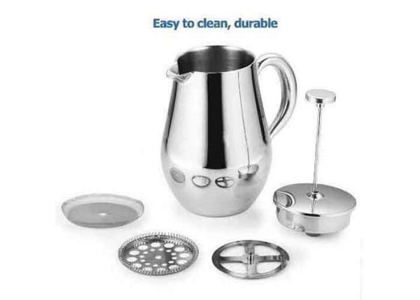 Stainless Steel French Press Coffee Maker 18/10 Bonus 1000ML Plunger Coffee Maker