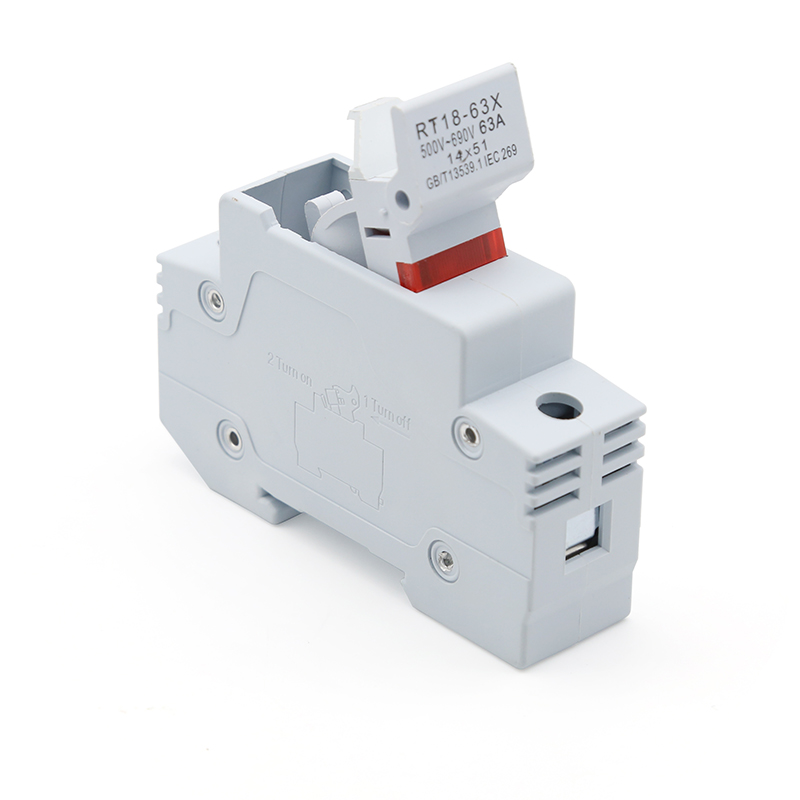 63A 690V DIN Rail Mount RT18-63X 14x51mm Цилиндрический однопольный держатель предохранителя 1P