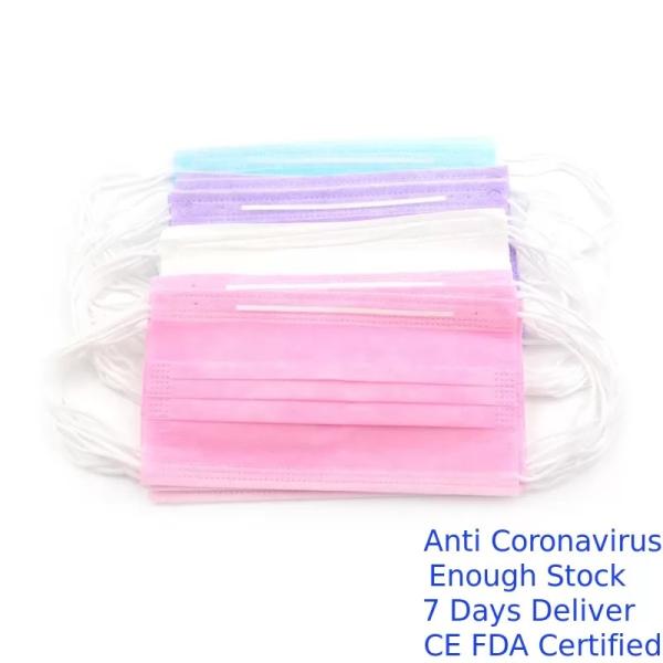 Cute Pattern Disposable Face Mask Size 17.5 * 9.5cm For Housework