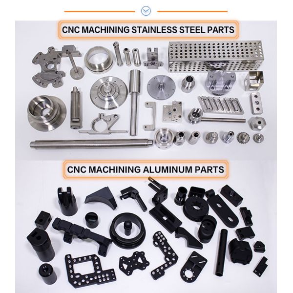 Precision CNC Turning Services Anodized For Brass Stainless Steel Aluminum