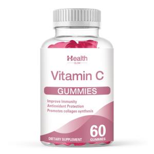 Immune Boost Collagen Gummy Vitamins C Vegan Friendly Orange Flavor 60ct
