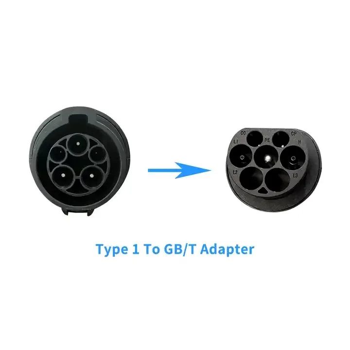 Type1 To GBT Adapter для зарядки электромобилей 220V 32A EV зарядный преобразователь
