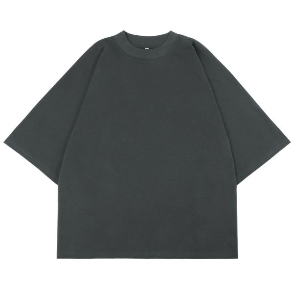 Clothing Manufacturers Custom 220 Gsm Tshirt Heavyweight Seamless T-Shirt Boxy Cropped T Shirt