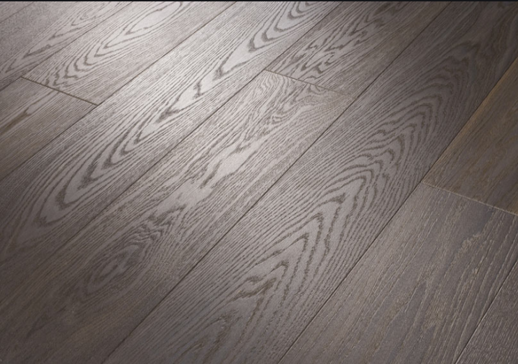 Dark Color Smoked White Oak Veneer Sheets For Hotel Decoration