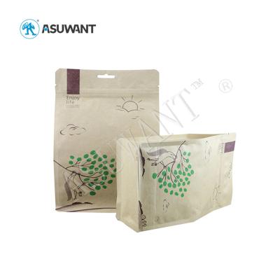 Sacos resistentes selados de Mylar da saída da criança da proteína do malote 8 da parte inferior lisa dos PP lado material claro