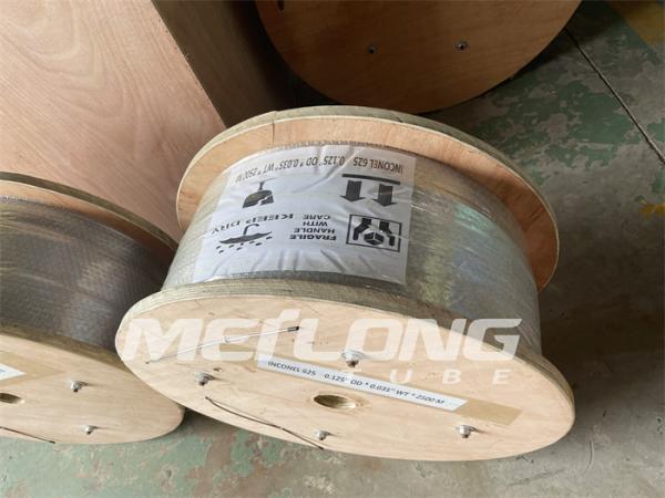 Cold Drawing Hydraulic Control Line Ss304 Round Coiled High Pressure Capillary Tubing