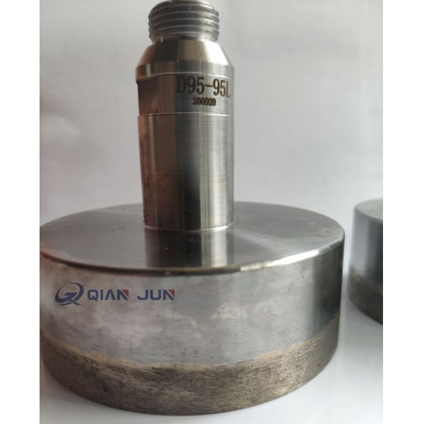 100mm Dia Diamond Glass Drill Bits Threaded Diamond Hole Saw For Glass