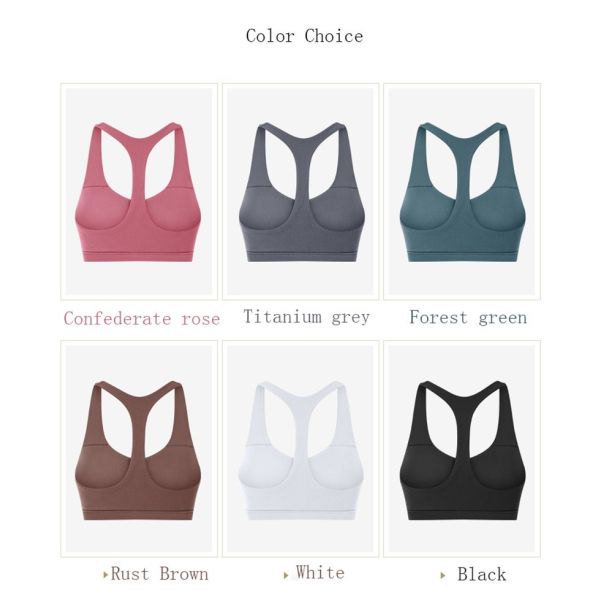 Бюстгальтер y йоги Wicking 220gsm влаги Breathable - задняя часть S m l размер