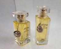 OEM 50ml Surlyn Cap Square Perfume Bottles Sprayer Makeup Packaging